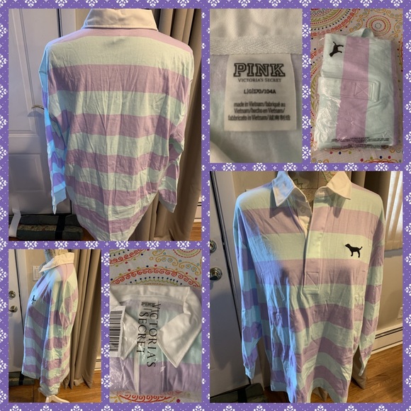 victoria secret rugby shirt